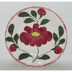 Blue Ridge China Co. RED NOCTURNE Indented Saucer